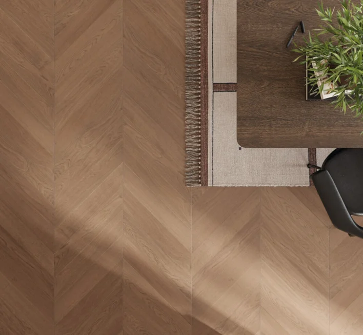 Parador Sillben Trendtime 10 - Chevron 45°, Ek Tuscan matt lack