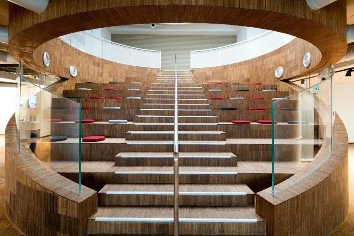 Moso bambu högkantsparkett - Side Pressed Caramel 10 mm.