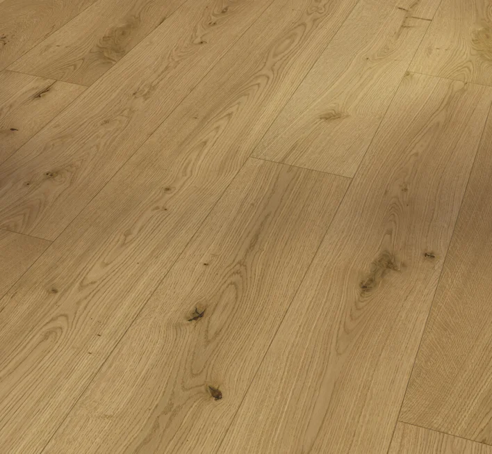 Trägolv Classic 3060 - Ek Soave, Planka Living Plus matt lack