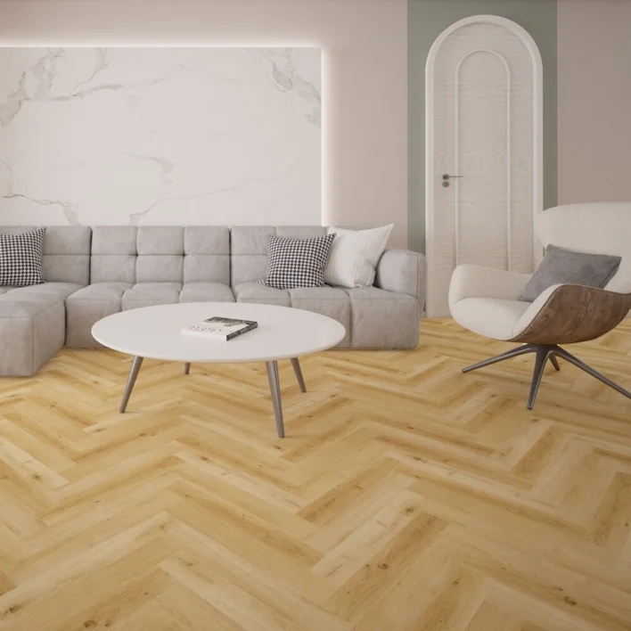 LVT Elite Sillben med korkbaksida, Ljus natur 185