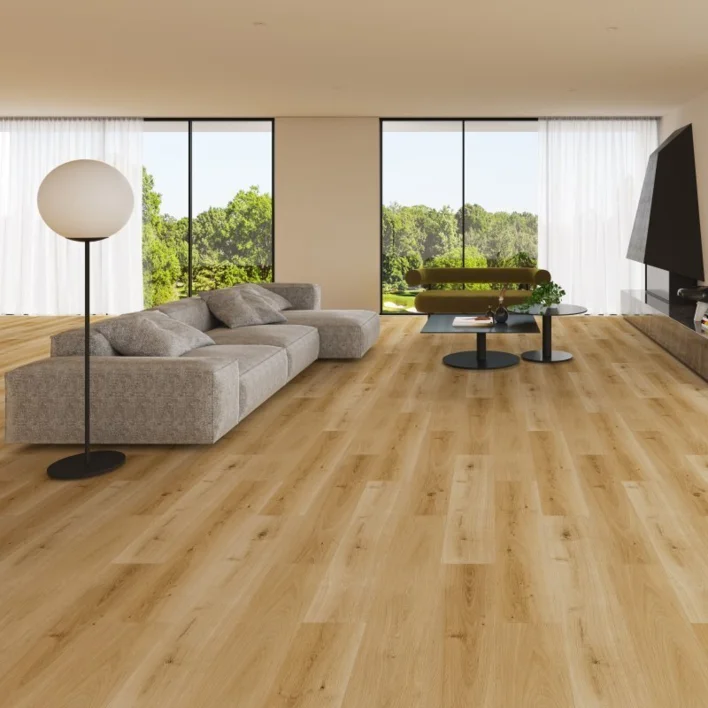 LVT Elite Plankor med korkbaksida, Ljus natur 185