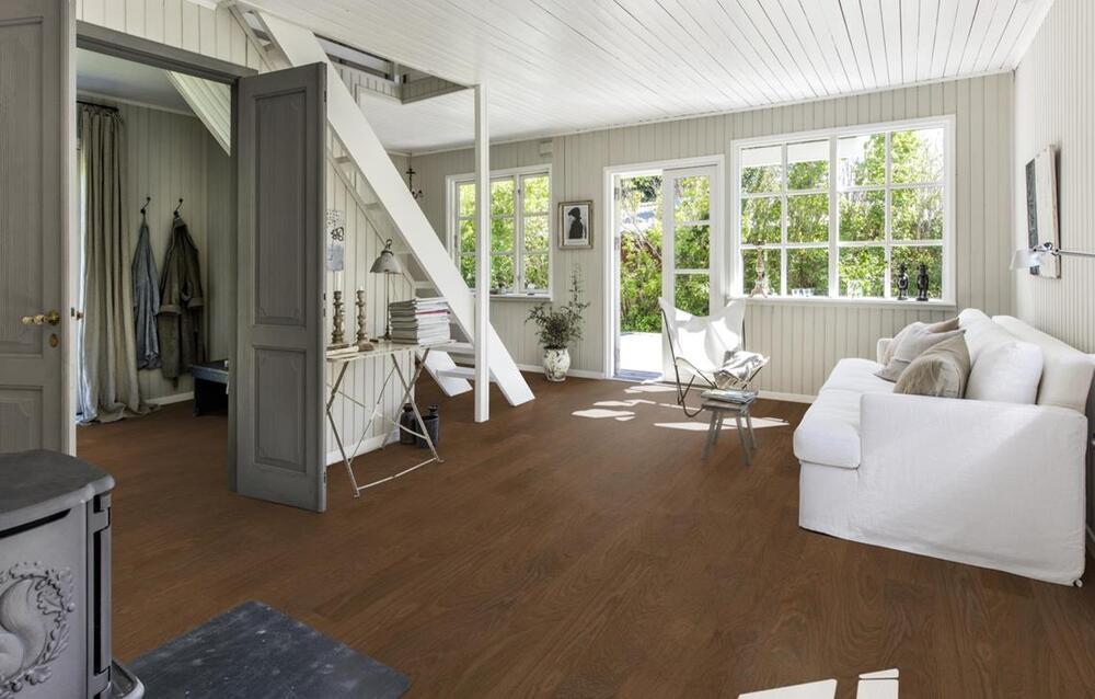 Kährs Life Essential wide plank, Ek Cocoa Bean