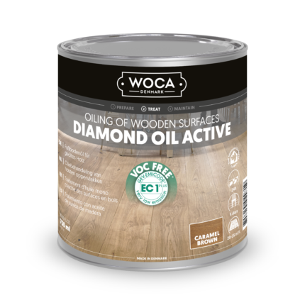 WOCA, Diamond Oil Active, Karamellbrun - 2,5 liter