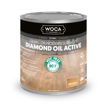 WOCA, Diamond Oil Active, Natur - 2,5 liter