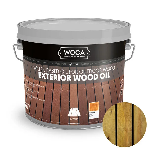 WOCA, Exterior Wood Oil, Neutral - 2,5 liter