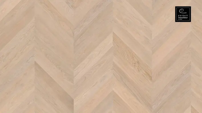 Chevron stav - Ek vit Selectiv borstad, oleovera