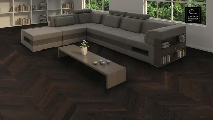 Chevronstav - Afrikansk ek Selectiv borstad, oleovera