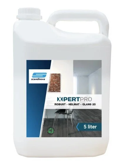 XpertPro Robust Helmatt Golvlack Glans 25 - 5 L