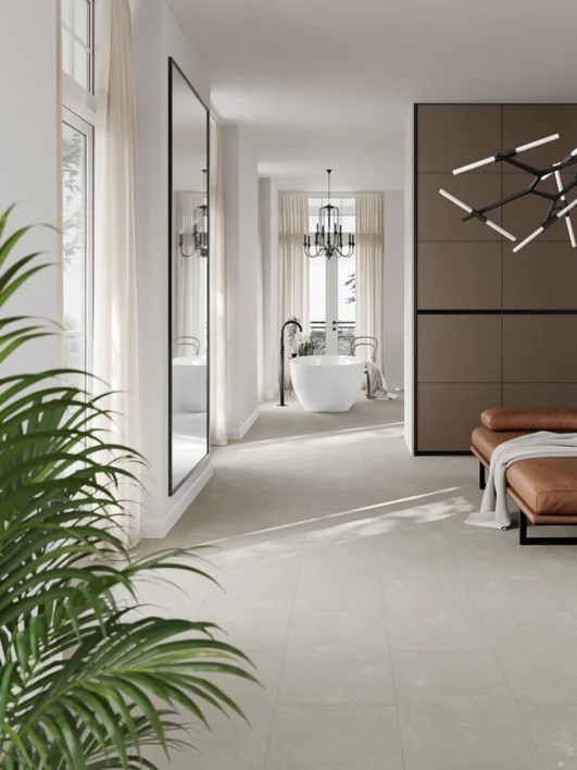 SPC vinyl klickgolv - P3010 Crema platta