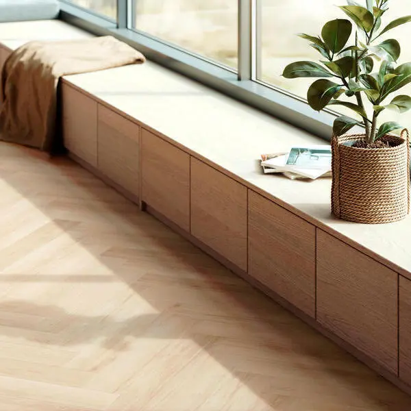 Vinylgolv Fiskbensmönster, Zenn Click Comfort 55, Orlando