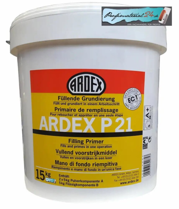 Ardex P21, Spackelprimer 12,5 kg.