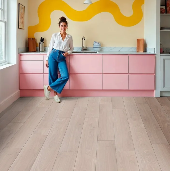 KIWI Now laminatgolv, White Oak - RESTPARTI