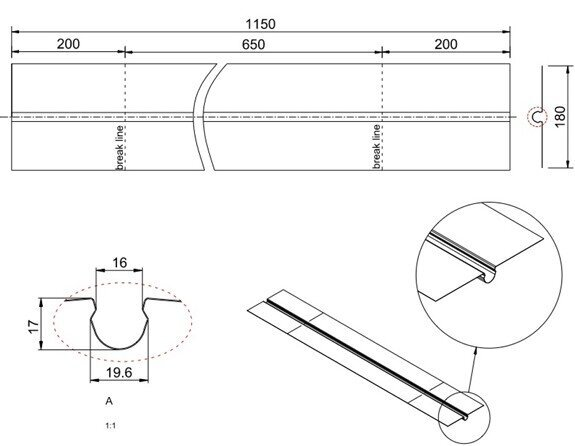 GT Build Ø16 mm. - 0,3 mm. Alu värmefördelningsplåt