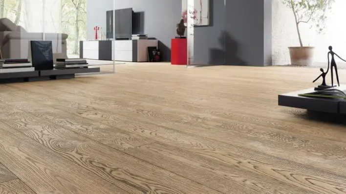 Plankgolv 2,5 - Ek tobaksgrå Rustik Retro borstad - RESTPARTI