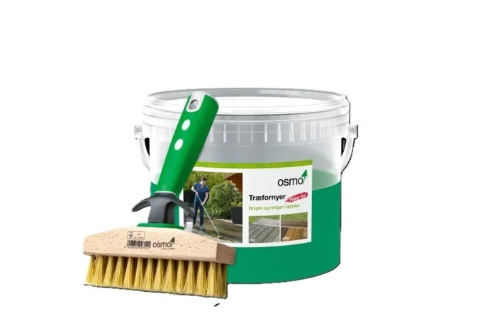 OSMO Träförnyare Power-Gel, inkl. borste med handtag 6609 - 2,5 liter