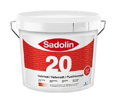 Sadolin, Väggfärg Basic halvmatt 20 - RESTPARTI