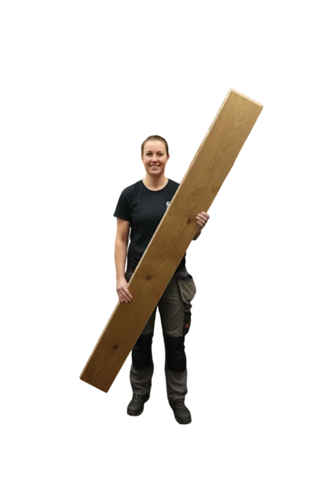 Solidfloor Plankgolv Ek Glaciers Rökt - RESTPARTI