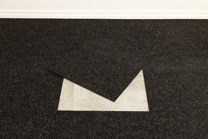 Orlando Nålefilt mattplatta, Svart