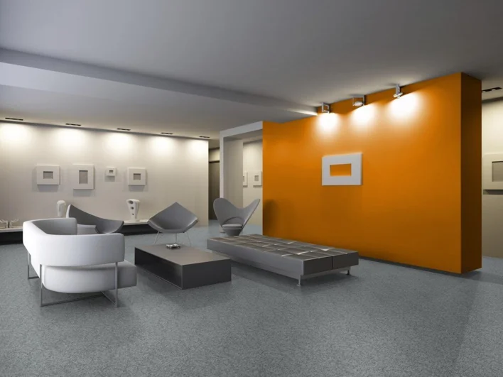 Orlando Nålefilt mattplatta, Grå