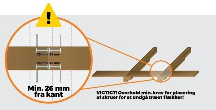 CAMO Monteringsverktyg för 129-148 mm. plankor