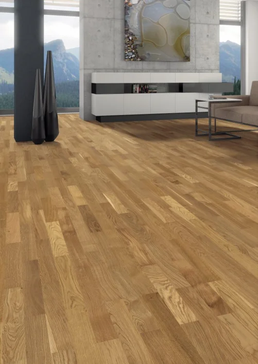 Fiskbensparkett Allegro - Ek Natur 70x490 mm. - RESTPARTI