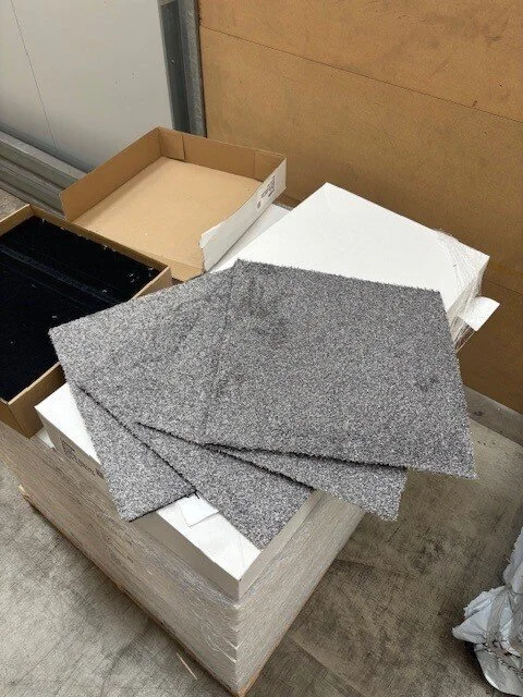 Ambassador mattplatta - Mellan grå 075 - RESTPARTI