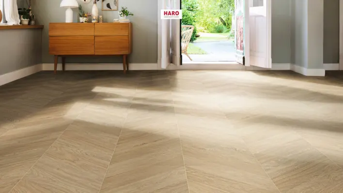 Haro Chevron Laminatgulv, Eg puro - RESTPARTI