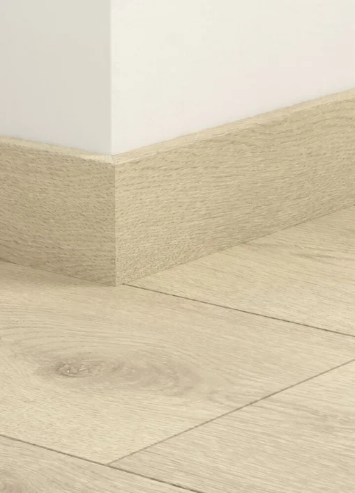 Sockellist till laminatgolv - Light Beige Oak