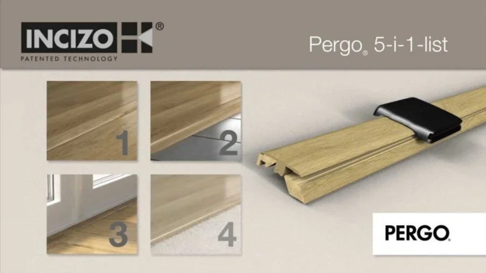 5-i-1 list för laminatgolv - Select Beige Oak, INGEN RETURRÄTT!