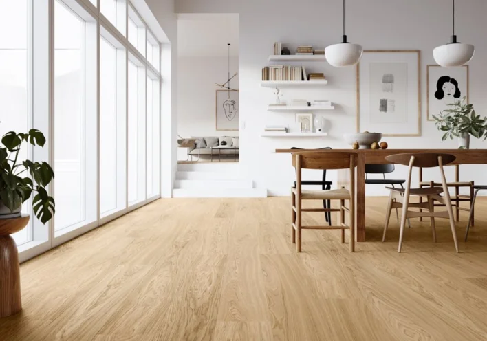 Moland Super Ek Wideplank - Mitchell Natural Oak