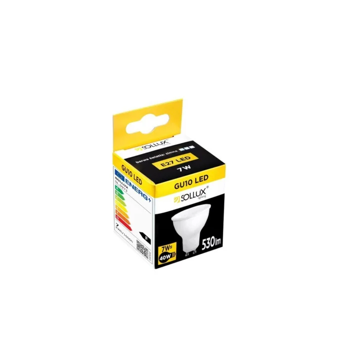 LED-pære GU10 4000K 7W 530lm - RESTSALG