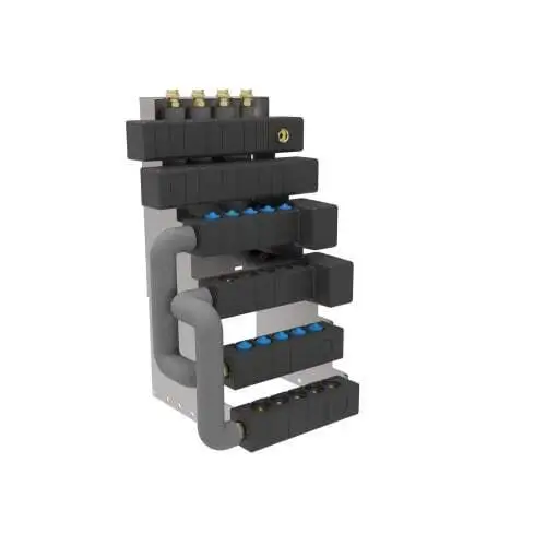Wavin Calefa isolerat bottmodul, vänstervridet, 9/14 avgr.