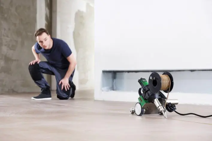 Leister Minifloor drive, Svetsautomat 230V - Svetsaren medföljer inte