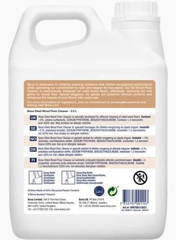 Bona Spray Mop Refill Oljade golv