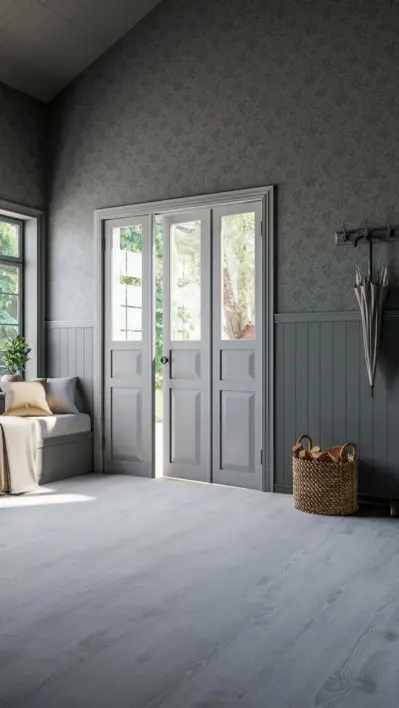 iD Click Ultimate 55 Plank, Scandinavian Oak Medium Grey -