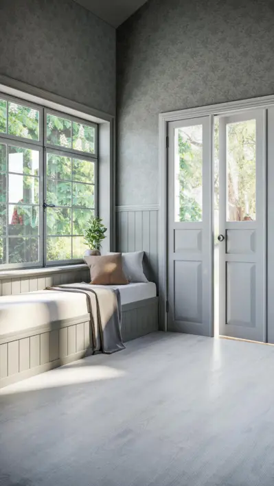 iD Click Ultimate 55 Plank, Scandinavian Oak Medium Grey -