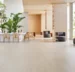 Marmoleum Striato - Bleached gold