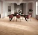 Parador Sillben Trendtime 10 - Chevron 45°, Ek vit matt lack