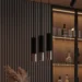 Loftslampe LOOPEZ sort/kobber - RESTSALG