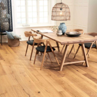 Timberman Plank, Oak Accent borstad vit 