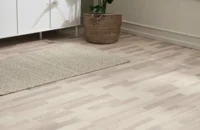 Timberman Parket - 3-stav Ask, Accent borstad, vit -