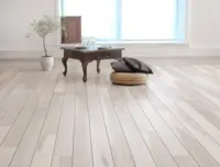 Ask Rustik Vit Mattlack - Skeppsplanka med svart fog