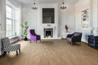 Fiskbensparkett Allegro - Ek ljusvit Trend borstad nD