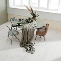 Timberman Slotsplank - Furu borstad lut - extra vit olja