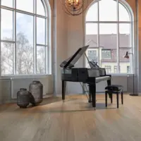 Timberman Slotsplank - Ek Prime borstad, ultramatt vit lack