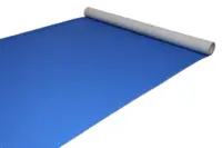 Mässmatta - Blå löpare i nålfilt