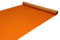 Mässmatta - Orange löpare i nålfilt