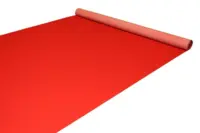 Röd löpare i nålfilt - Mässmatta