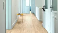 3-stavs parkettgolv - Ek Ljus vit lack - RESTPARTI