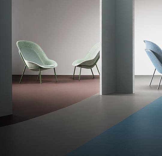 Marmoleum Walton - Auberginelila